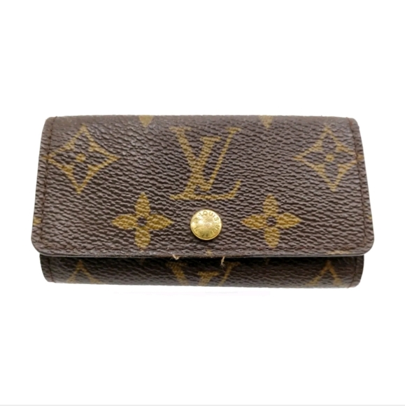 Louis Vuitton Monogram 4 Key Case - Picture 1 of 9